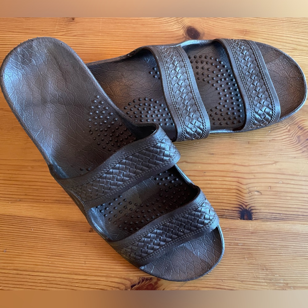 Surfware Brown Hawaiian Jesus Sandal, Slipper